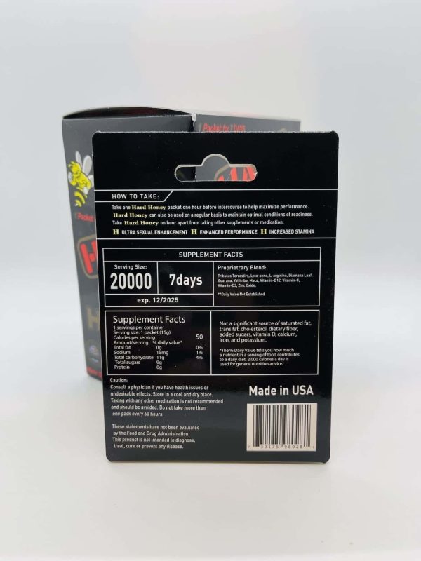 Box Of 6 HARD.., Honey For Men 20000 - Image 2